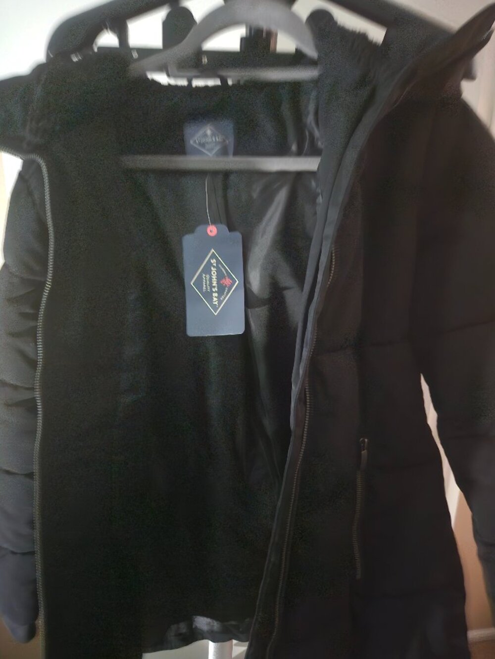 St. John’s Bay Water‑Resistant Puffer Jacket – Size Small